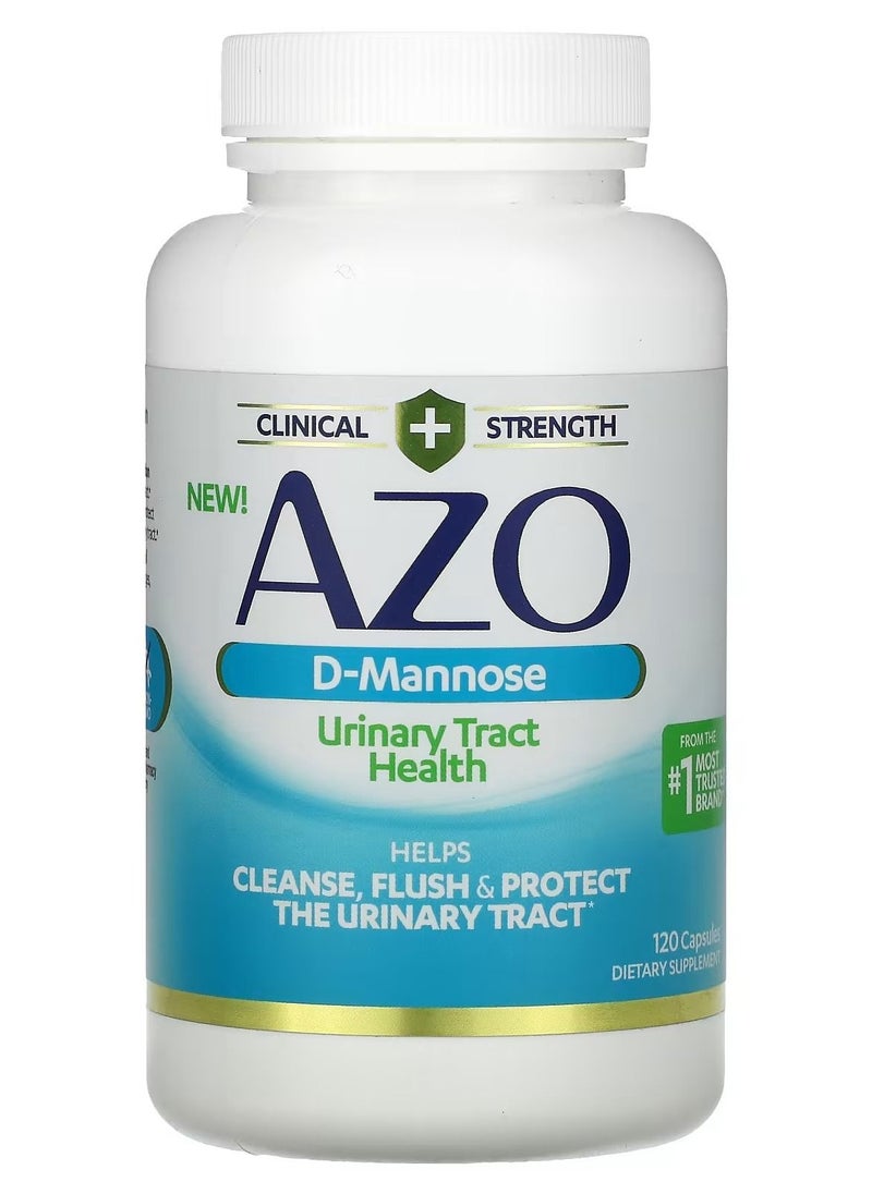 AZO D-Mannose Urinary Tract Health 120 Capsules 
