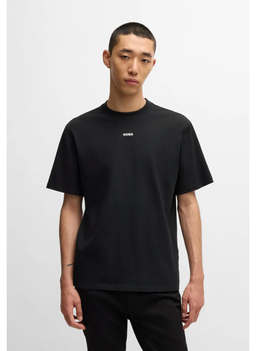 هوجو Relaxed-fit T-shirt in cotton with logo print