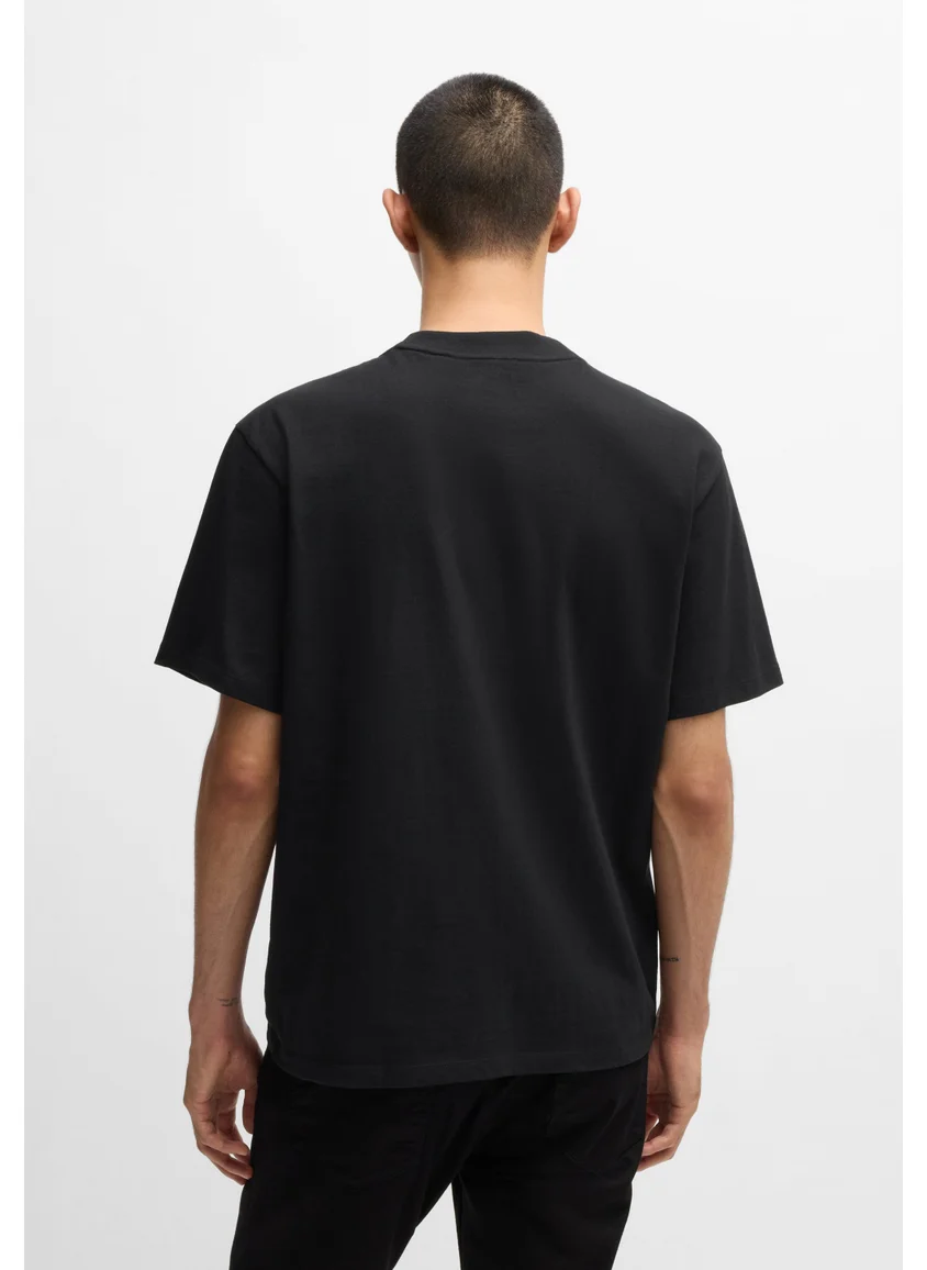هوجو Relaxed-fit T-shirt in cotton with logo print