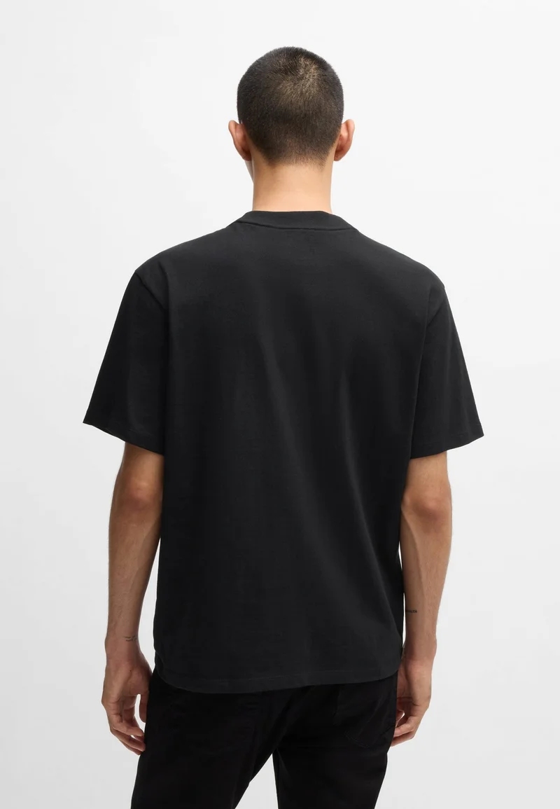HUGO Relaxed-fit T-shirt in cotton with logo print