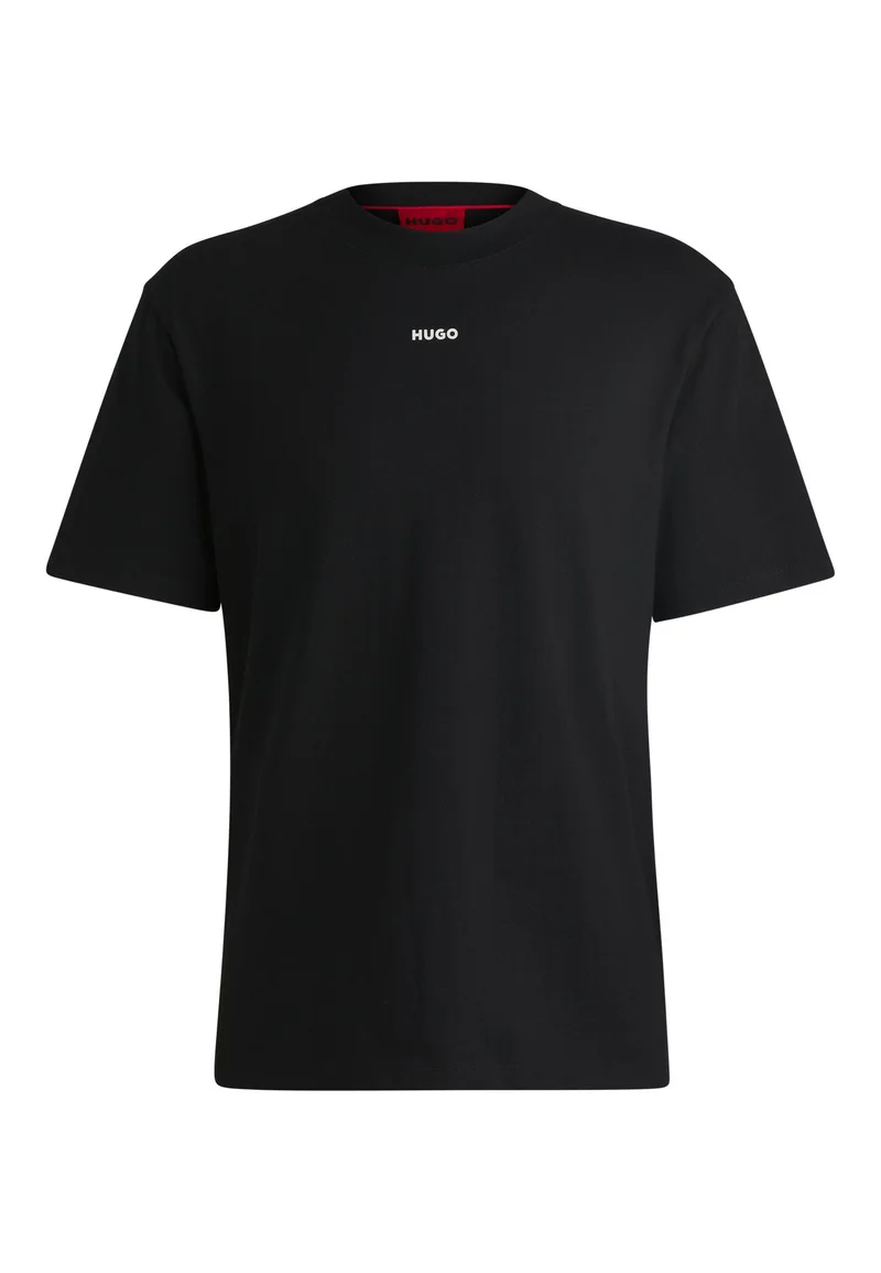 HUGO Relaxed-fit T-shirt in cotton with logo print