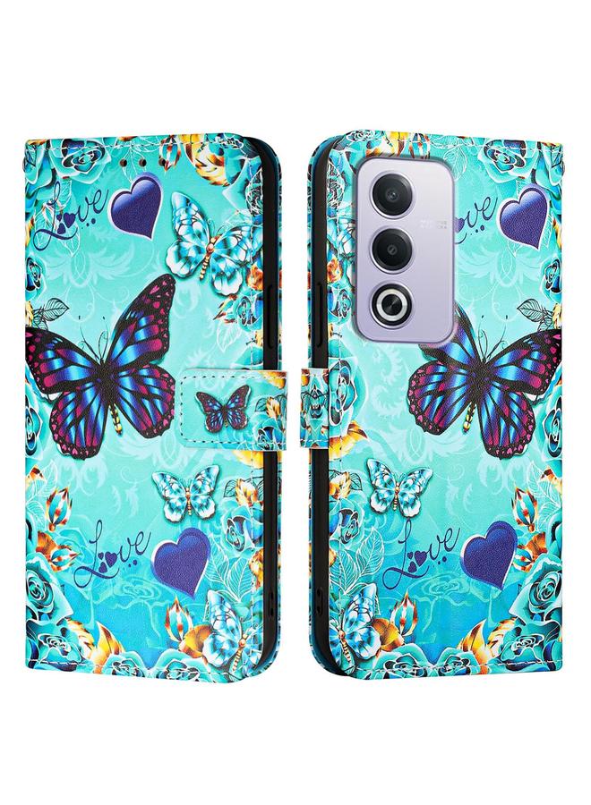 اس-توب جراب لهاتف OPPO A3 Pro 5G بتصميم عالمي ملون من الجلد المنسوج البسيط - Image 2