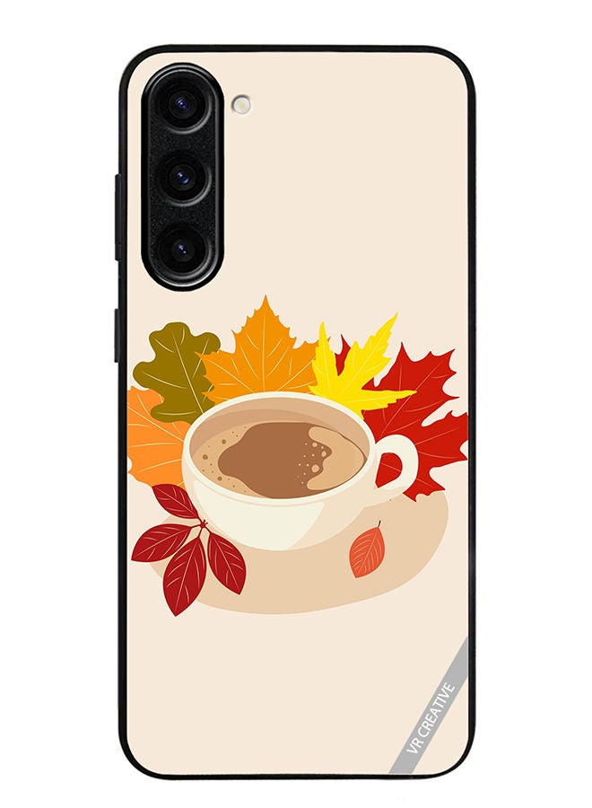 VR CREATIVE Protective Case Cover For Samsung Galaxy S23 Plus A Cup Of Coffee With Colorful Design Multicolour - Image 1