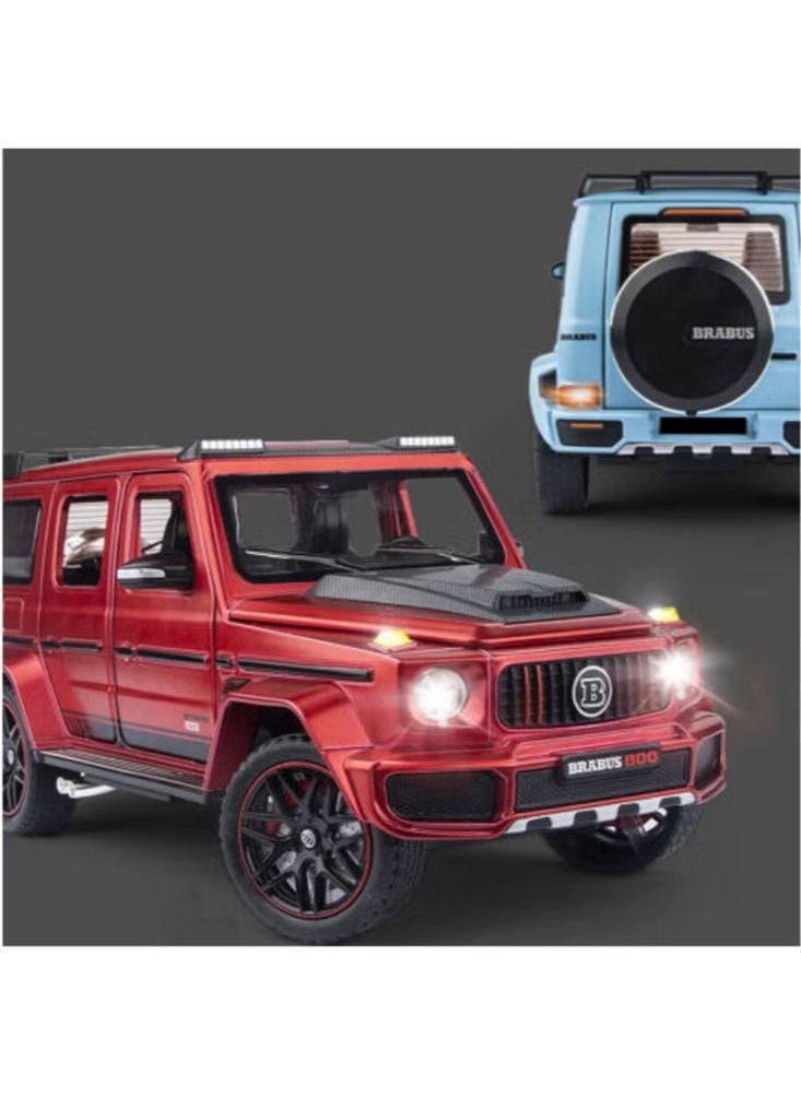 Dream Zone - Mercedes Benz BRABUS G800 Alloy Diecast Model 1:24 Scale (Red) - Image 1