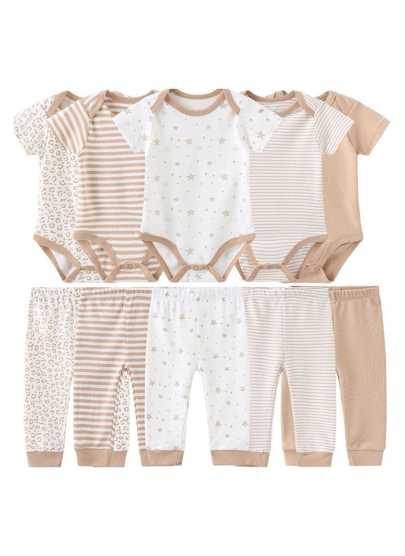 SKT Shiketro 10-Piece Baby Suit Cotton Underwear Set 