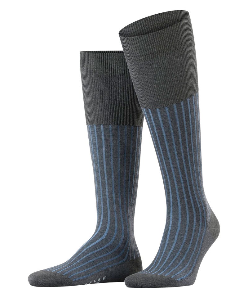 Falke, Mens, Shadow Knee Length, Anthracite Melange, 8-9 - Image 1
