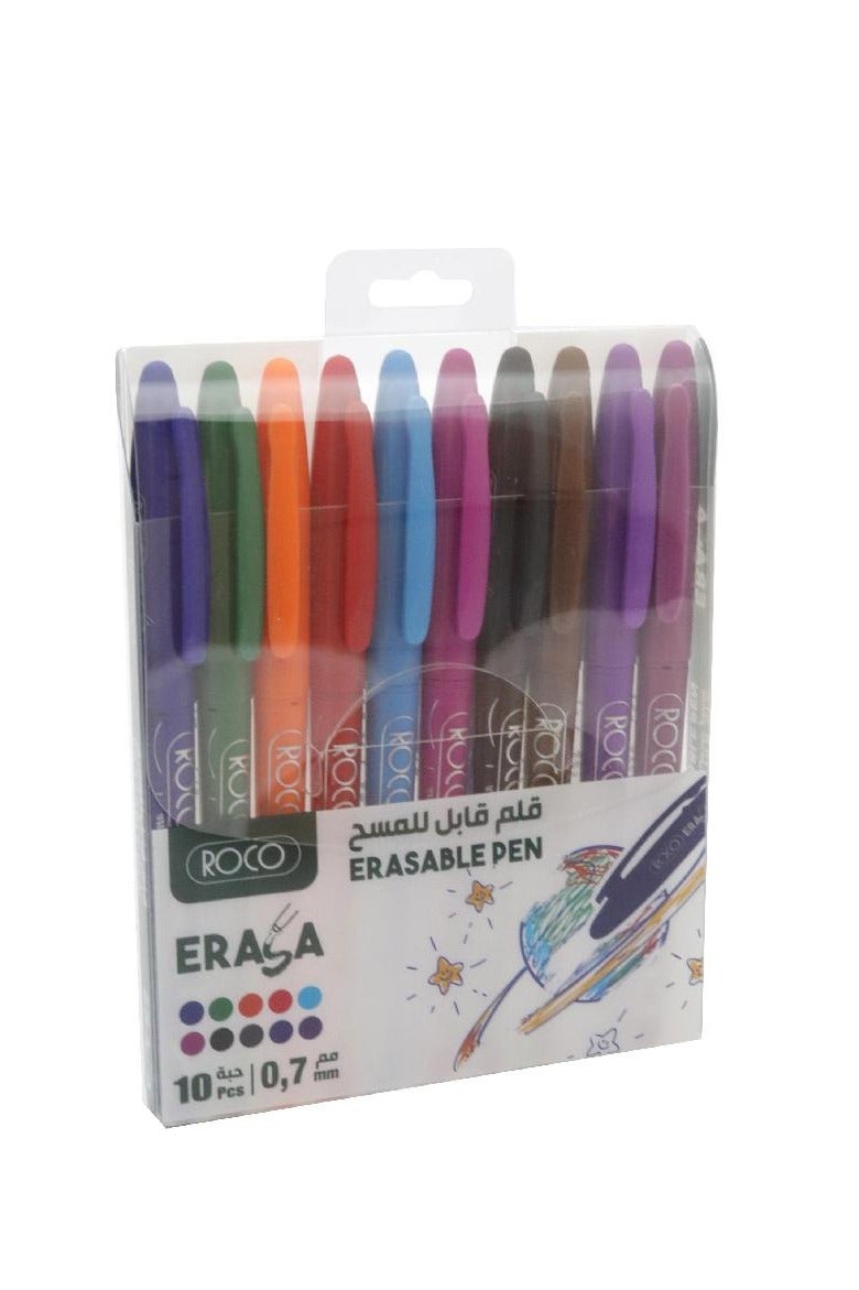 Erasable Pen Assorted Colors0.7 mm Ballpoint10 Pens