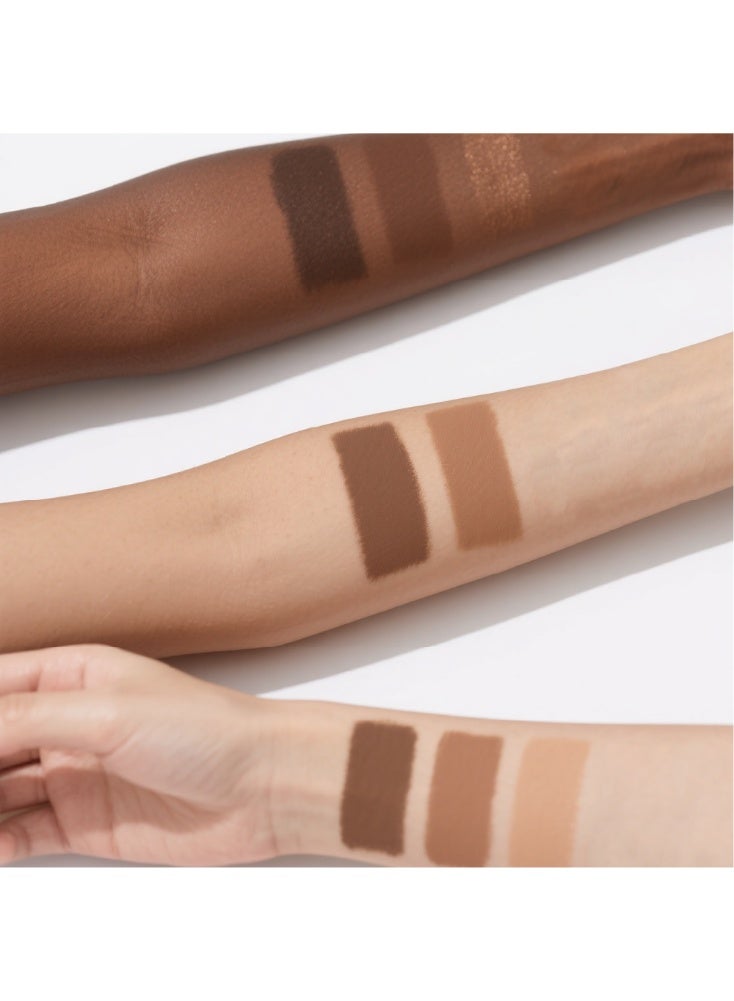 مونايا HC001 باليت كونتور شيب & جلو ٨ ألوان – بلاش، هايلايتر، برونزر وبودرة تحديد – باليت ميكب كامل للوش – ميكب شيب & جلو عملي ومناسب للسيدات - Image 3