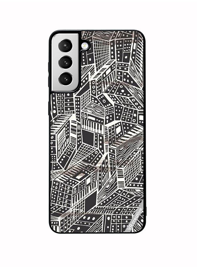 VR CREATIVE Protective Case Cover For Samsung Galaxy S22 5G Layer Design Multicolour - Image 1