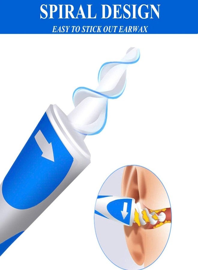 NBEW QGrips Earwax Removal-Spiral Ear Wax Removal Tool, Reusable Earwax Removal Kit Safe Ear Cleaner with 16 Pcs Soft and Flexible Replaceme - Image 2