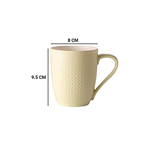Saaikee Tea Coffee Cups Set Bone China Tableware (Set of 6) 300 ml - Image 2