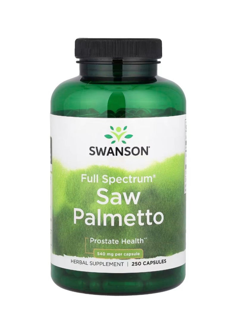 سوانسون بالميتو المنشاري كامل الطيف 540 مجم 250 كبسولة - Image 1