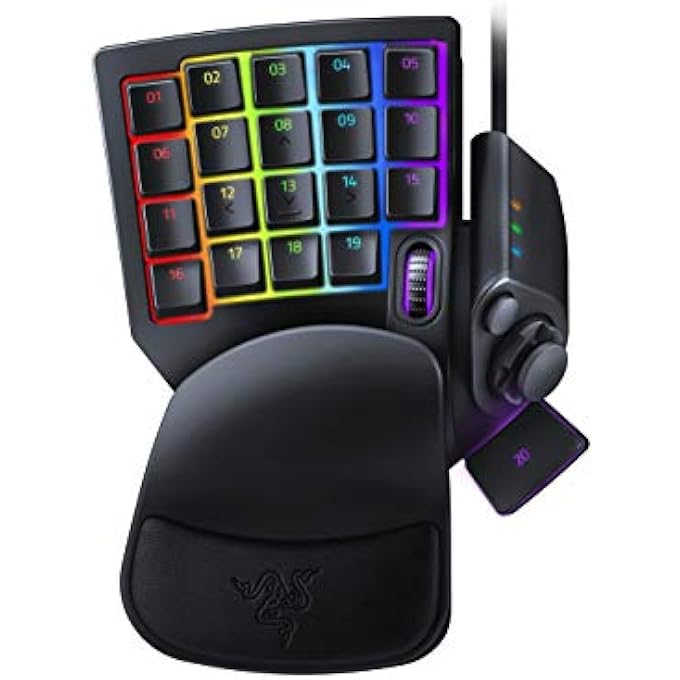 rayihni TARTARUS PRO GAMING KEYPAD - ANALOG-OPTICAL SWITCH, 32 PROGRAMMABLE KEYS, CHROMA RGB LIGHTING, PROGRAMMABLE MACRO FUNCTIONALITY- BLACK - Image 1