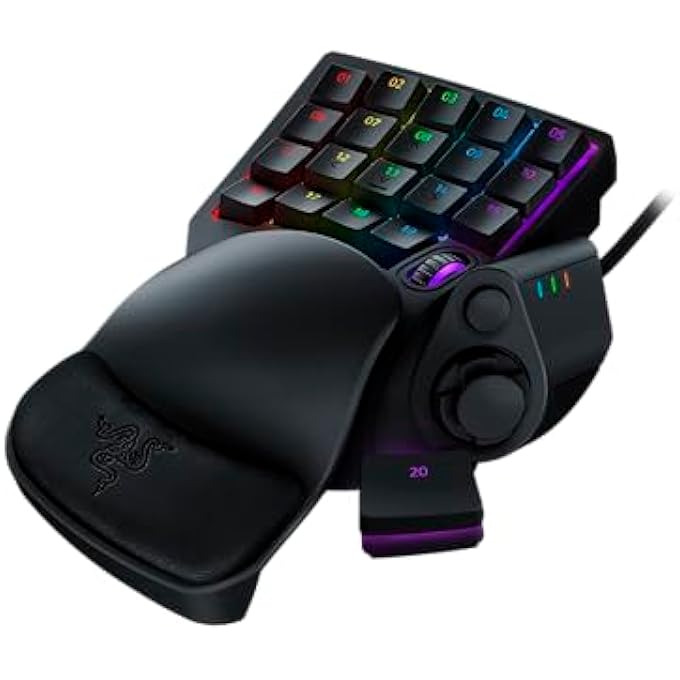 rayihni TARTARUS PRO GAMING KEYPAD - ANALOG-OPTICAL SWITCH, 32 PROGRAMMABLE KEYS, CHROMA RGB LIGHTING, PROGRAMMABLE MACRO FUNCTIONALITY- BLACK - Image 3