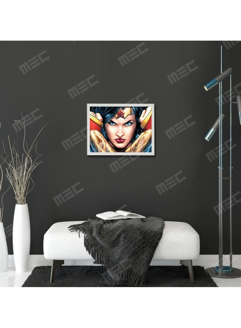 Wonder Women Design Poster Frame White 21X30 Cm  - Image 5