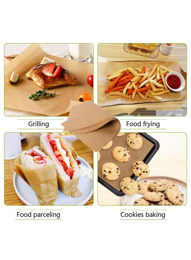 QYH QYH 300 Pcs Parchment Paper Sheets for Baking, 8x12 Inches Unbleached Precut Parchment Paper for Baking Cookies, Frying, Air Fryer, Cooking, Grilling Rack, Oven  - Image 5