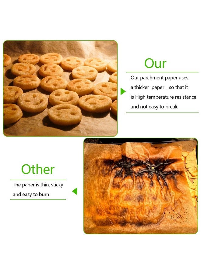 QYH QYH 300 Pcs Parchment Paper Sheets for Baking, 8x12 Inches Unbleached Precut Parchment Paper for Baking Cookies, Frying, Air Fryer, Cooking, Grilling Rack, Oven  - Image 4