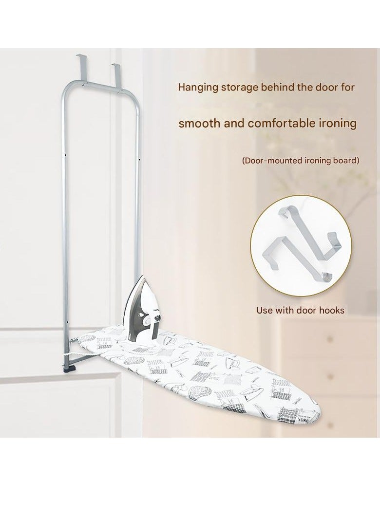 XiuWoo Over-The-Door Foldable Hanging Ironing Board for Laundry Room Organization, Small Spaces, Apartments & Dorms,Light Weight,Easy to Storage - Image 3