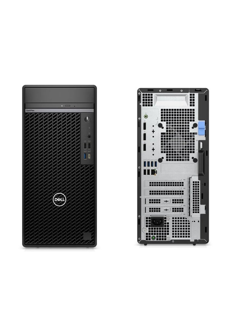 ديل جهاز كمبيوتر مكتبي OptiPlex 7020، بمعالج Intel Core i7-14700، وشاشة SE2722H مقاس 27 بوصة بدقة FHD، وبطاقة رسومات مدمجة Intel UHD Graphics 770، وذاكرة وصول عشوائي (RAM) سعة 8 جيجابايت من نوع DDR5، وقرص تخزين SSD من نوع M.2 بسعة 512 جيجابايت، ومحرك أقراص DVD±RW، ونظام تشغيل Windows 11 Pro | لوحة مفاتيح وفأرة + لون أسود - Image 4