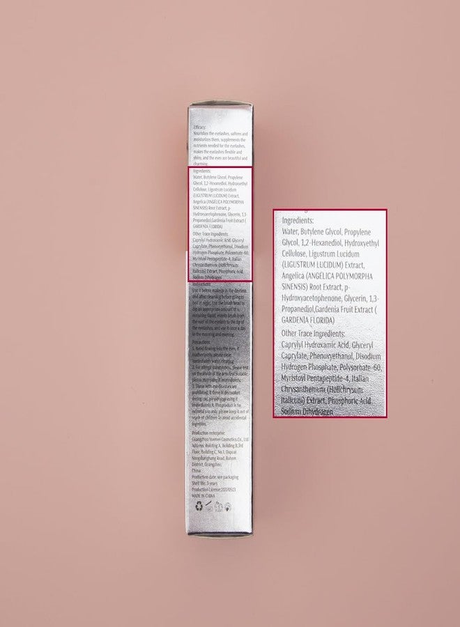 W3W Nourishing Lash Serum Eyelash Serum for Longer Fuller Thicker Lashes Gentle No Irritating Cruelty-Free 3ml - Image 2