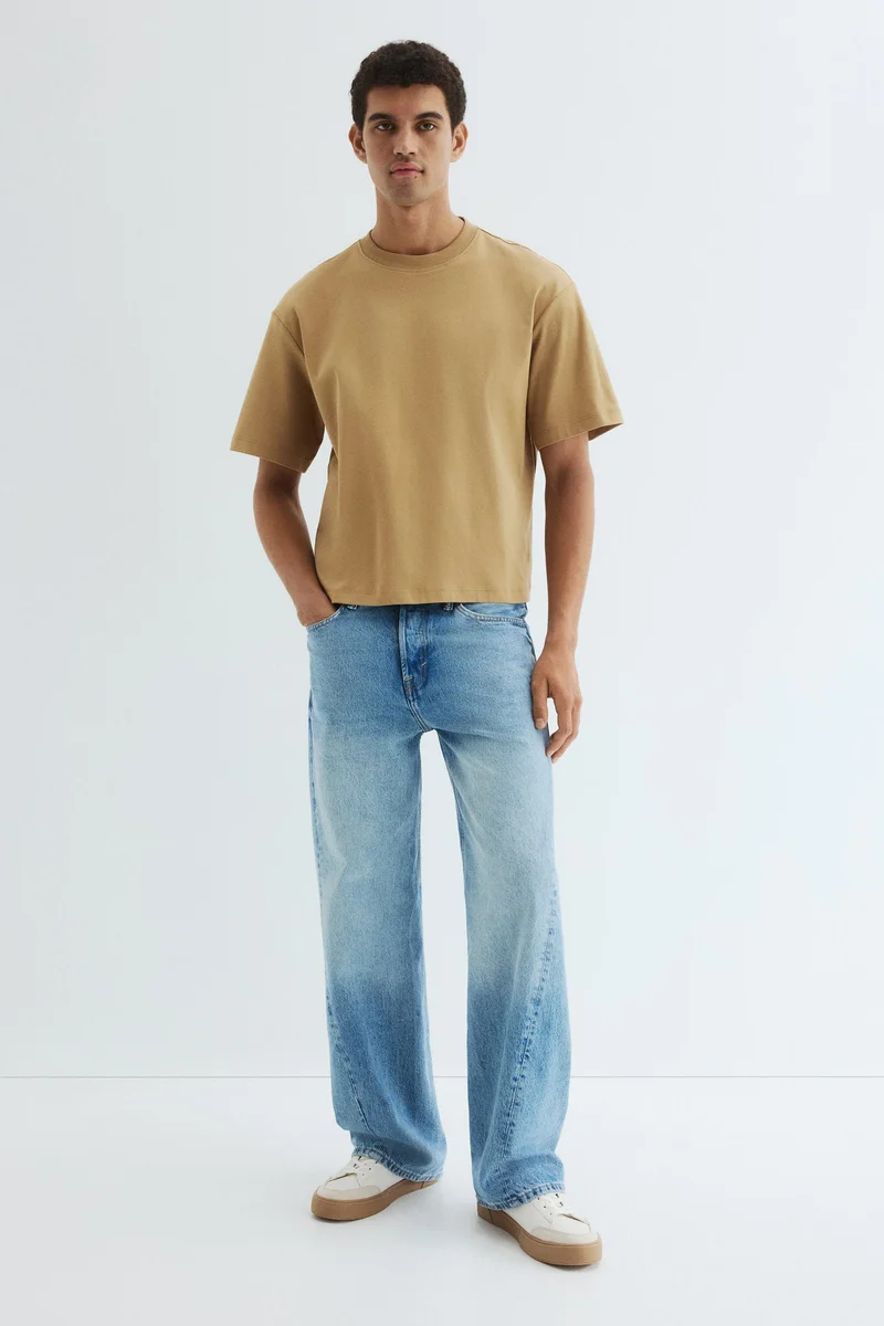 H&M Loose Fit Boxy-style T-shirt