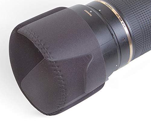 OP/Tech USA Hood Hat – Universal Lens Cap for DSLR & Digital Cameras | Neoprene Camera Lens Hood, Soft Cap for Camera Lens & Protection - XXL (Black) - Made in USA - Image 5