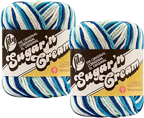 Lily Bulk Buy Lily Sugar n Cream 100 Cotton Yarn 2Pack Hippi 2122 