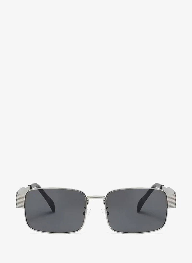 Take Two  Retro Rectangle Metal Sunglasses for Women | Best Price UAE