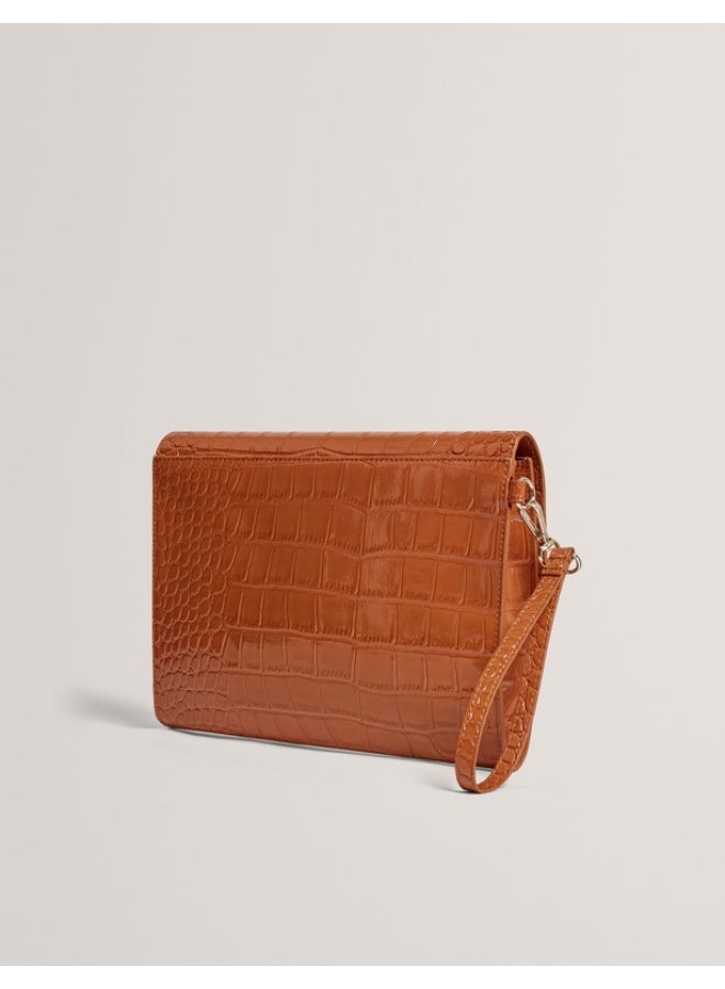 Ted Baker حقيبة ظرف بتأثير كروك - Image 4