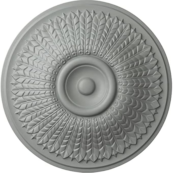 CM23MO MODENA CEILING MEDALLION, 23 1/2"OD X 3 1/2"P (FITS CANOPIES UP TO 5 1/4"), FACTORY PRIMED - Image 2