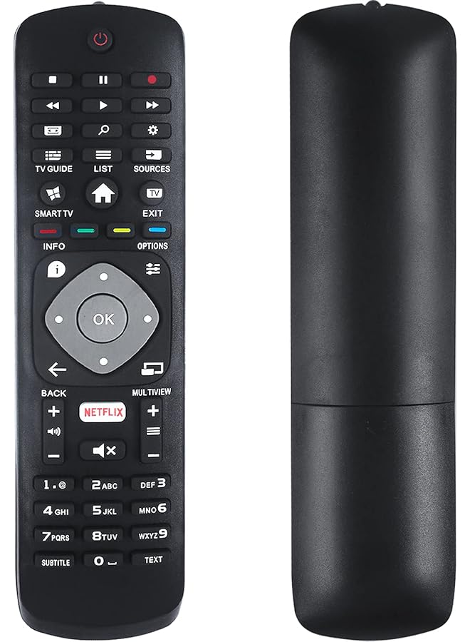 The Bros Replacement TV Remote Control for PHILIPS Smart LED TVs 50PUT6103 55PUT6103 32PHT5102 43PFT5102 50PUT6102 50PUT6103 50PUT6133 55PUT6102 55PUT6103 58PUT6183 65PUT6162, for NETFLIX APP HOF16H303GPD24 - Image 1