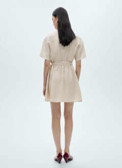 MANGO Belt Shirt Dress  - Image 2