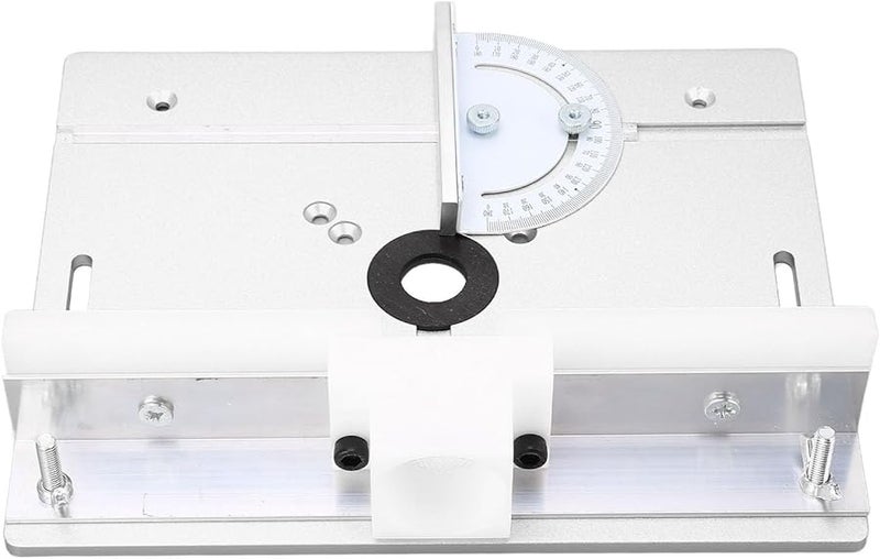 Silver Aluminum Router Flip Board Insert Base Plate For Woodworking Router Table Saw - Image 3
