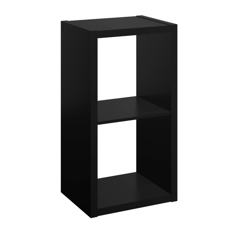 ClosetMaid ClosetMaid 4540 Decorative Open Back 2Cube Storage Organizer Black 