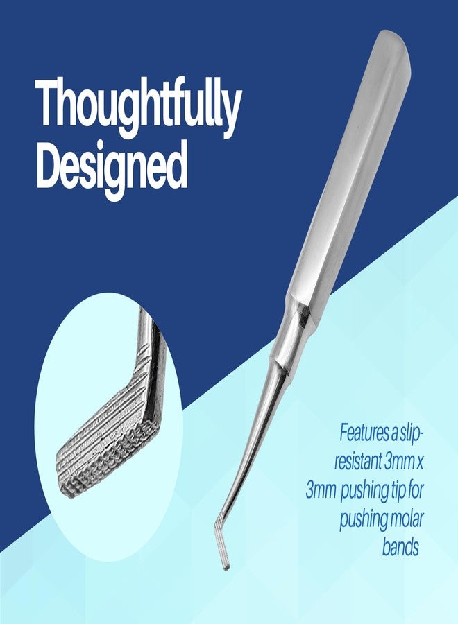 ARTMAN INSTRUMENTS Construction Band Pusher Molar Band Pusher for Orthodontics, Strong Grip Slip Resistant Tip, Elevator Style, Precision Tool for Accurate Molar Band Placement and Removal - Image 4