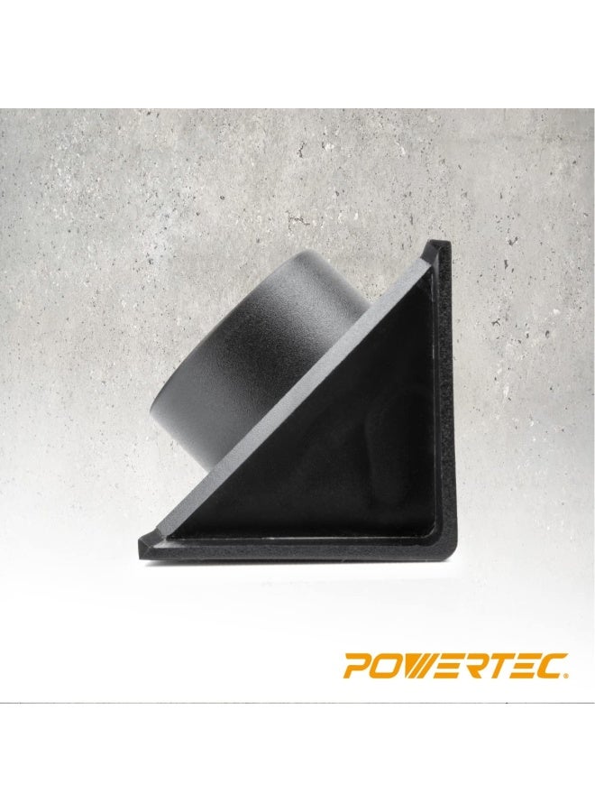 POWERTEC 70152 Router Table Dust Port   2.5 inch x 6.5 inch Dust Collection Adapter - Image 3