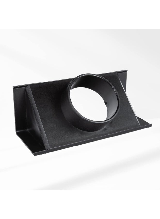 POWERTEC 70152 Router Table Dust Port   2.5 inch x 6.5 inch Dust Collection Adapter - Image 1