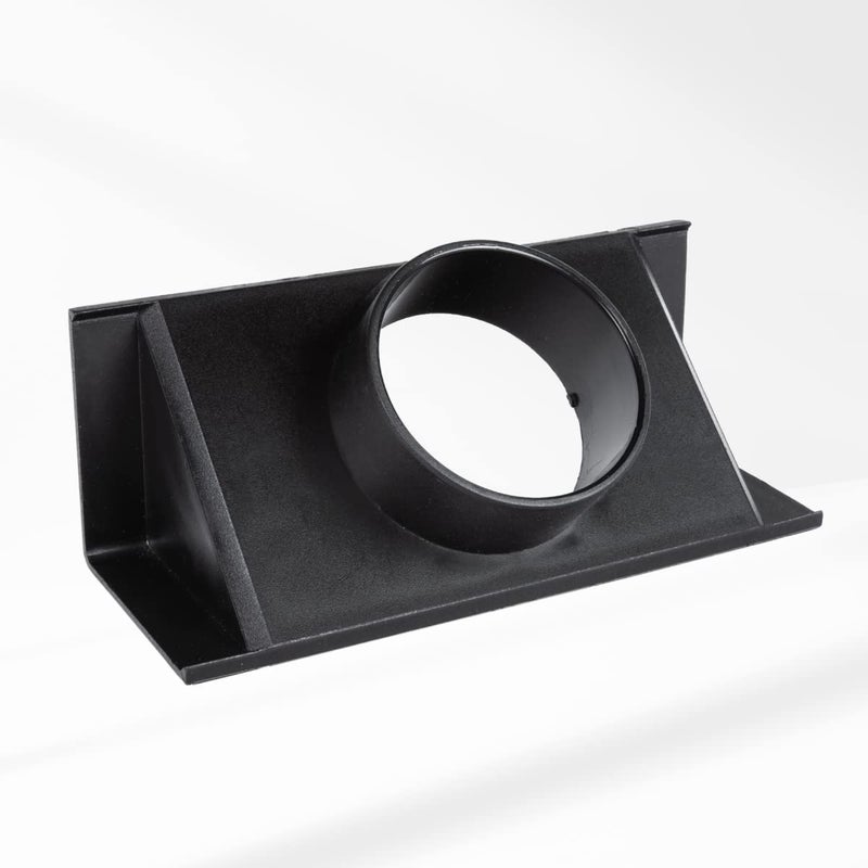 POWERTEC 70152 Router Table Dust Port | 2.5 ID inch x 6.5 inch Dust Collection Adapter for Router Table Fence - Image 1