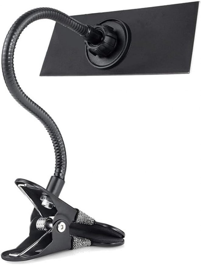 Xxmbbjy Clip On Security Cubicle Mirror, Adjustable Computer Rearview HD Mirror for Personal Safety and Security Office Desk Rear View Monitors or Anywhere (6.69"*2.95" Rectangle) - Image 1