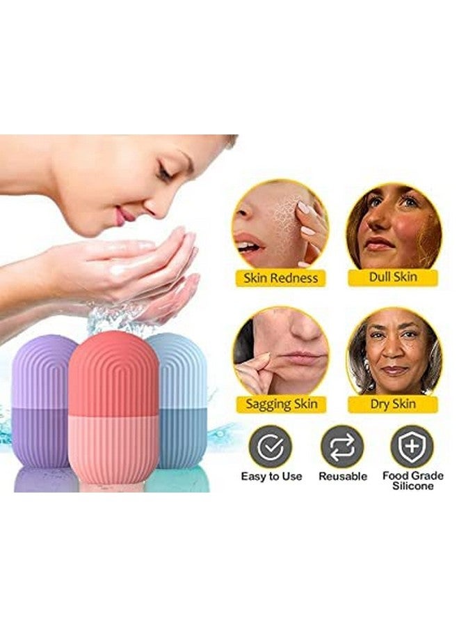 FlyWell Face Ice Roller for Face and Eye,Face Massage, Facial Beauty Ice Roller, Silicone Ice Mold for Face Beauty - Image 5
