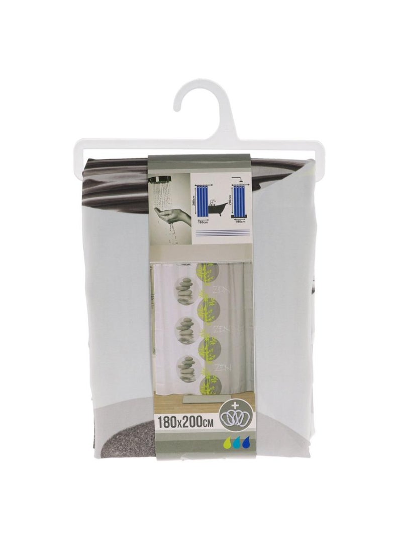 Tendance Palaos Polyester Shower Curtain 180 x 200 cm