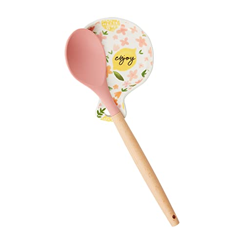 Mud Pie Lemon Spoon Rest Set Multi rest 575 x 45 spoon 12 12