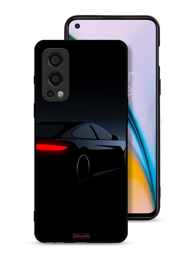 Tolwak OnePlus Nord 2 5G Protective Case Cover Dark Car - Image 1