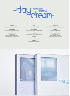ENHYPEN Enhypen 2nd Album Romance Untold Daydream Blue Noon Version Kpop Music CD with Photobook Photocard Postcard Sticker and More  - Image 2