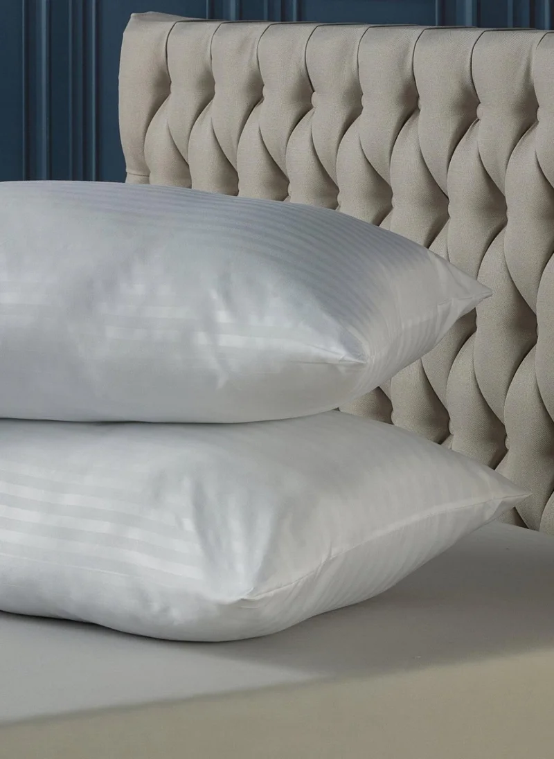 Matalan Downland White Hotel Collection Pillow Pair