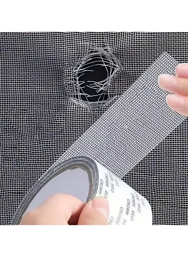 ارواق شريط إصلاح شاشة النافذة المقاوم للماء سهل الاستخدام مكون من 3 قطع يمنع البعوض من الدخول باستخدام رقعة شبكية ذاتية اللصق مضادة للحشرات - Image 2