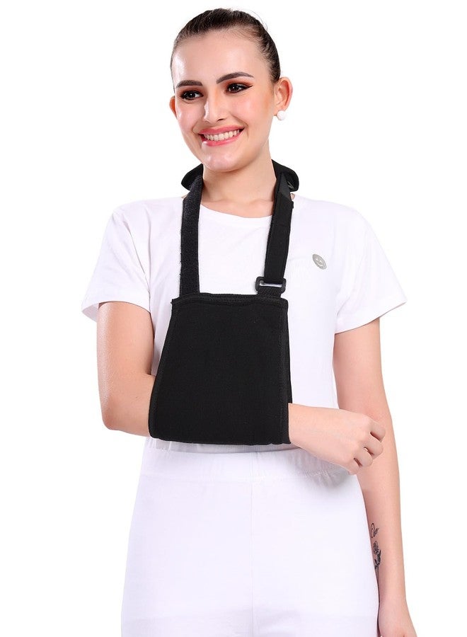 IGR دعامة قطنية للذراع واليد من IGR | دعامة لليد للكسور للبالغين والأطفال (للبالغين)، رمادي، قطعة واحدة - Image 5