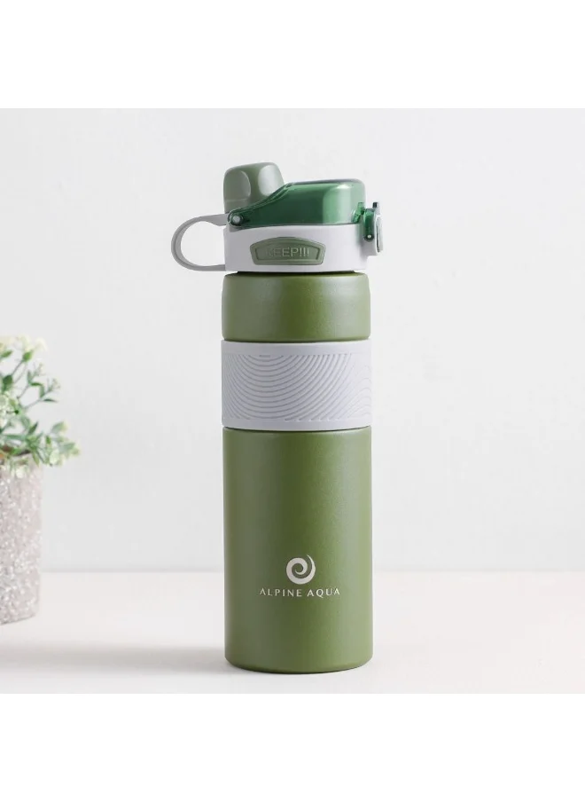 دانوب هوم Alpine Aqua Water Bottle Stainless Steel Vacuum Insulated Green 800ml