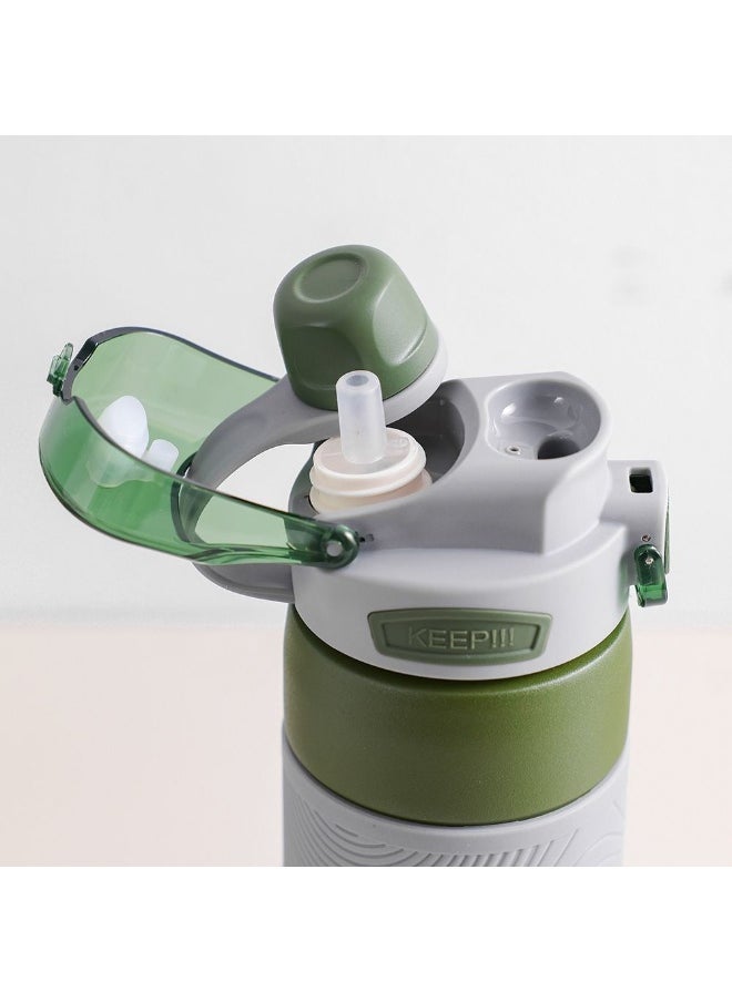 DANUBE HOME Alpine Aqua Water Bottle Stainless Steel Vacuum Insulated Green 800ml  - Image 2