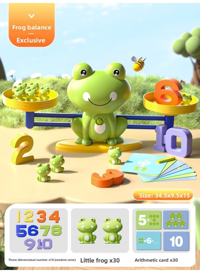 Children's Frog Digital Balance Scale Mathematics Family Interactive Weighing Toy Male Logic Puzzle Thinking Training Game Female